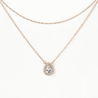 Margaux Teardrop Layered Necklace MM