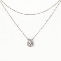 Margaux Teardrop Layered Necklace MM