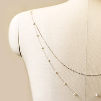 Pearl Y Lariat Back Jewelry Clip