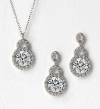 Sophia Crystal Drop Earrings