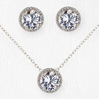 Sophia Round Pendant Necklace