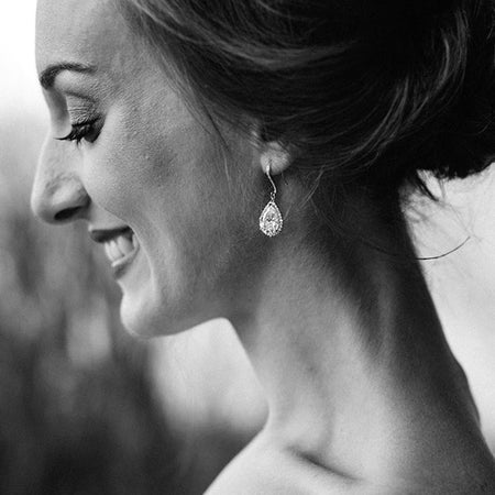 Margaux CZ Teardrop Earrings