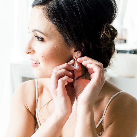 Margaux CZ Teardrop Earrings