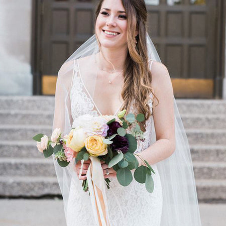 Dakota Crystal Layered Necklace - Amy O. Bridal