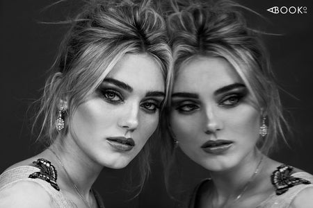 Meg Donnelly wears Deco Drop Earrings in A Book Of Magazine