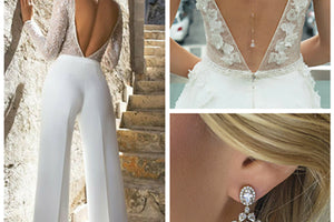 How to Accessorize Bridal Trends: Jumpsuits