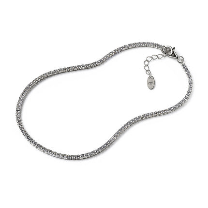 Dainty Crystal Line Anklet