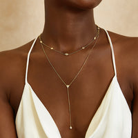 Dakota Choker Lariat Necklace Set