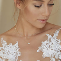 Dakota Solitaire Crystal Pendant Necklace