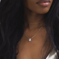 Margaux Teardrop Layered Necklace