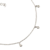 Tiny Crystal Dangle Anklet