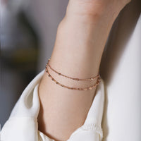 Double Layered Chain Bracelet