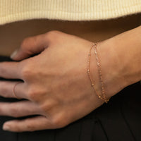 Double Layered Chain Bracelet
