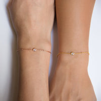 Crystal Bead Chain Bracelet