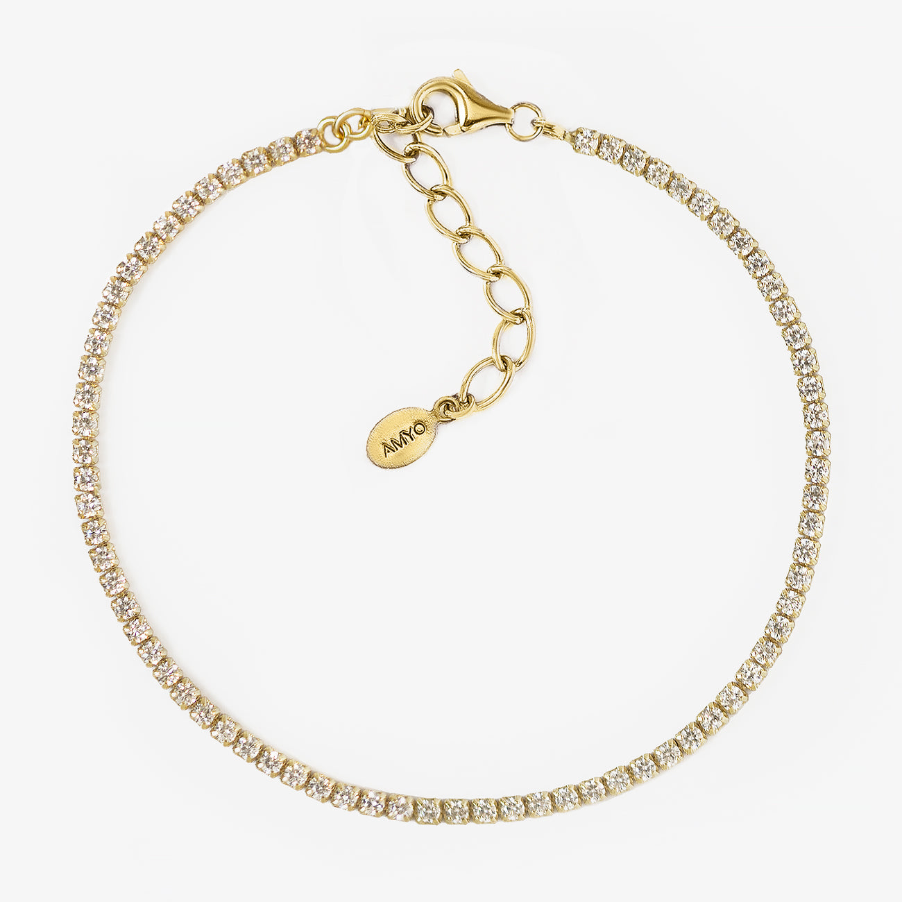 Dainty Crystal Line Bracelet