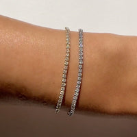Dainty Crystal Line Bracelet