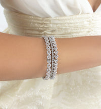 Nanette Crystal Tennis Bracelet - Amy O. Bridal