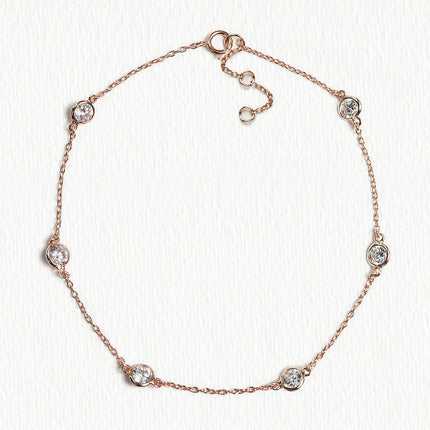 Dakota Crystal Chain Bracelet