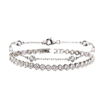 Dakota Crystal & Regal Tennis Bracelets - Amy O. Bridal