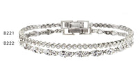 Regal Petite & Mosaic Tennis Bracelets - Amy O. Bridal