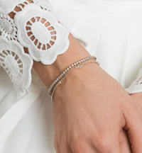 Dakota Crystal Chain Bracelet - Amy O. Bridal