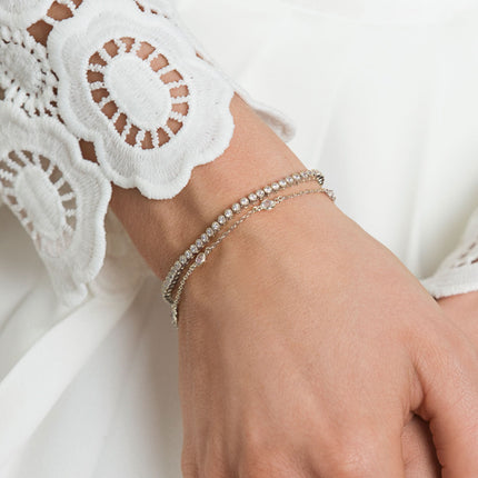 Dakota Crystal Chain Bracelet