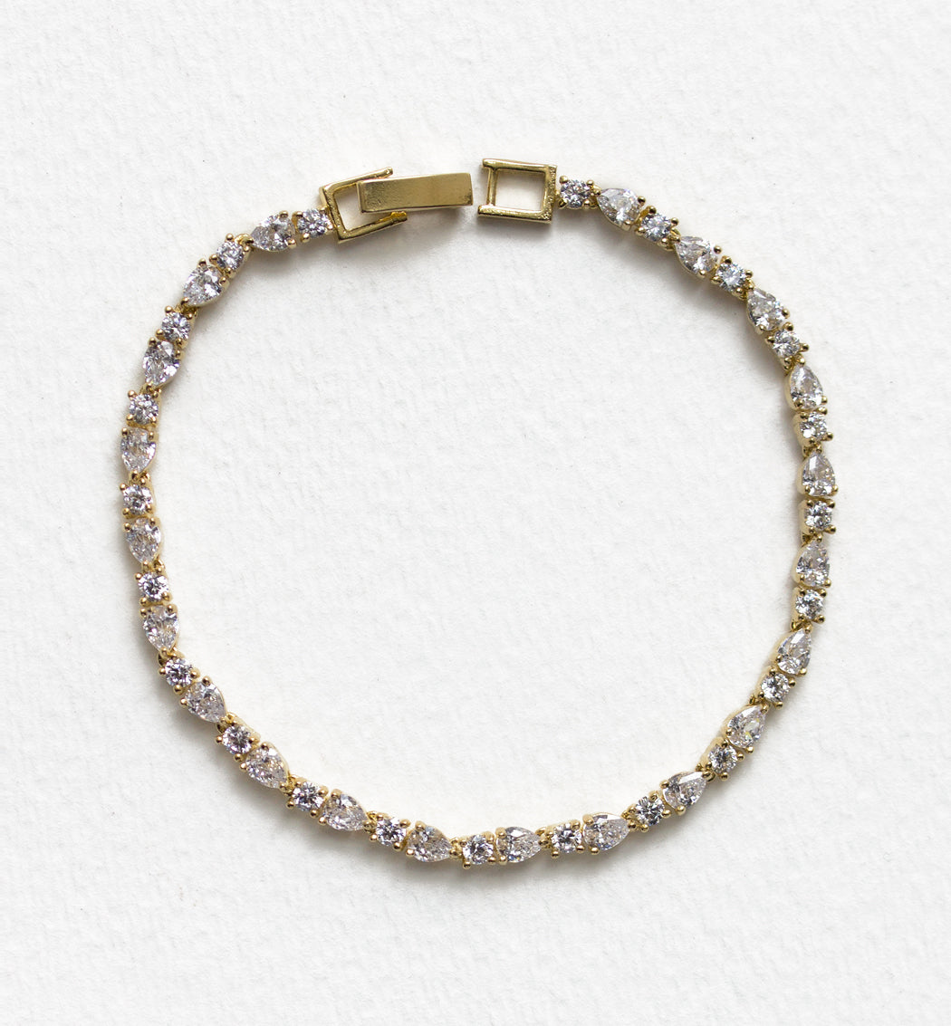 Marquise Deco & Mosaic Tennis Bracelets - Amy O. Bridal