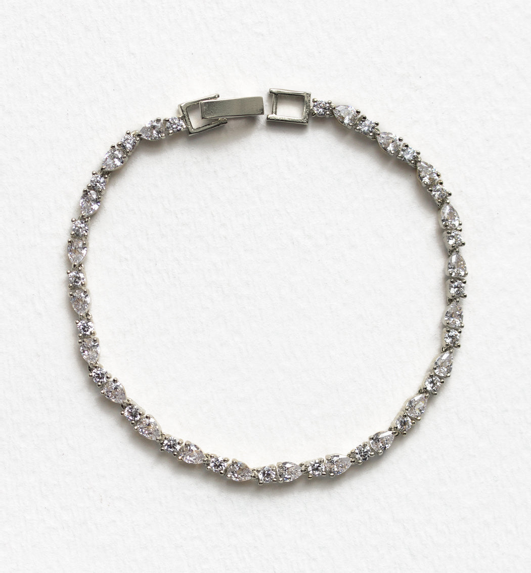 Mosaic & Daisy Tennis Bracelets - Amy O. Bridal