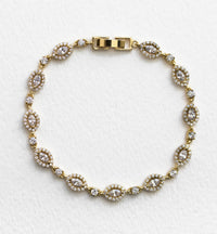 Mosaic & Daisy Tennis Bracelets - Amy O. Bridal