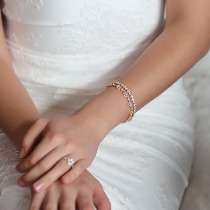 Daisy Marquise Tennis Bracelet