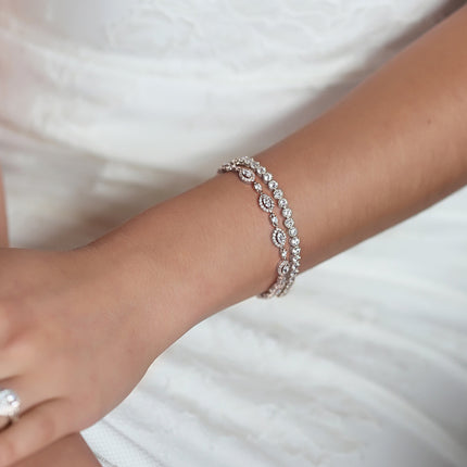 Daisy Marquise Tennis Bracelet