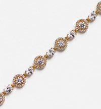 Sophia Halo CZ Tennis Bracelet