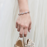 Ovali Halo Bracelet - Amy O. Bridal