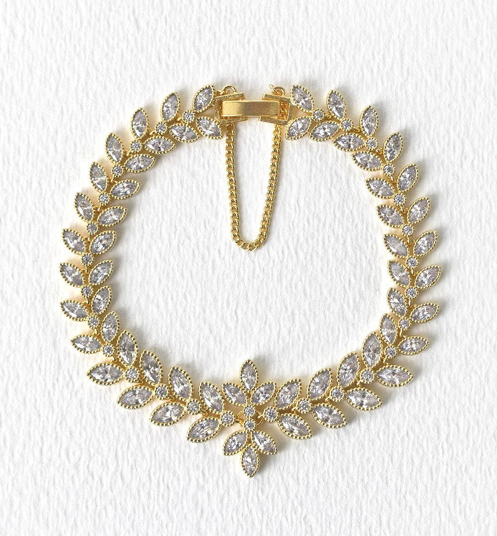 Monet Eternity Floral Bracelet - Amy O. Bridal