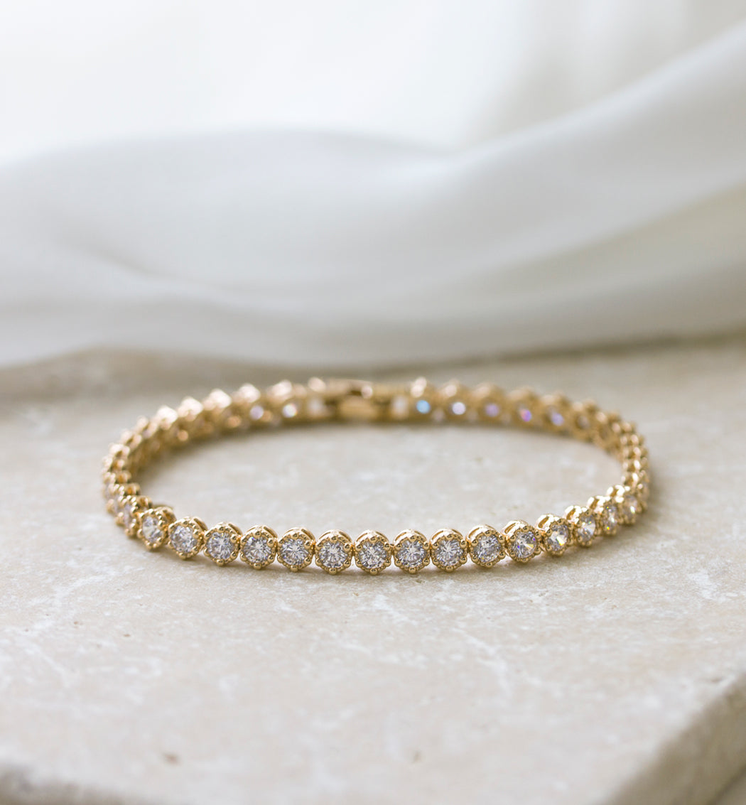 Dakota Crystal & Regal Tennis Bracelets - Amy O. Bridal