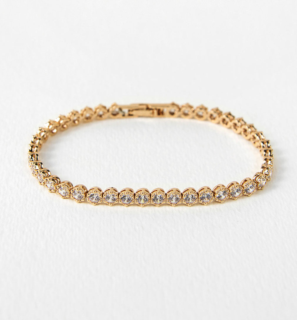 Sophia Halo & Regal Tennis Bracelets - Amy O. Bridal