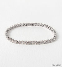 Sophia Halo & Regal Tennis Bracelets - Amy O. Bridal