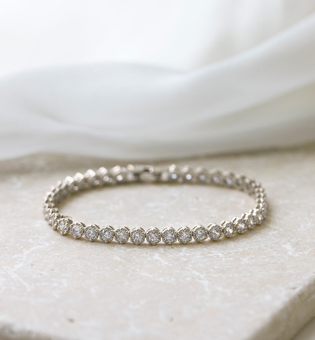 Regal Tennis Bracelet - Amy O. Bridal