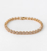 Daisy Eternity Tennis Bracelet - Amy O. Bridal