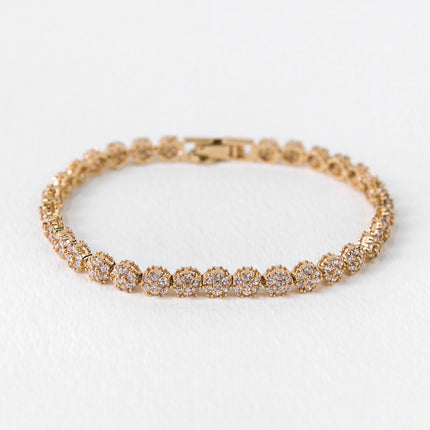 Daisy Eternity Tennis Bracelet