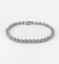Daisy Eternity Tennis Bracelet - Amy O. Bridal