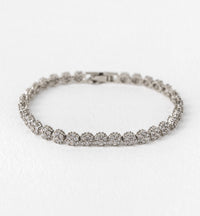 Daisy Eternity Tennis Bracelet - Amy O. Bridal