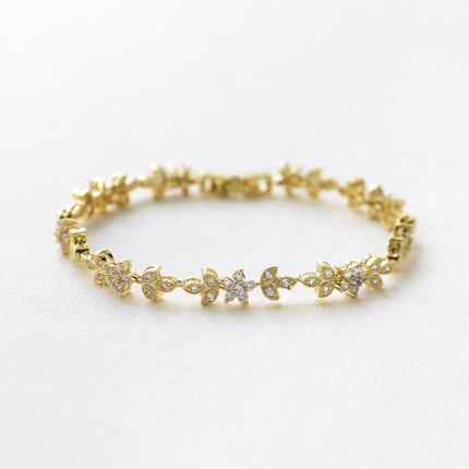 Aria Floral Crystal Bracelet