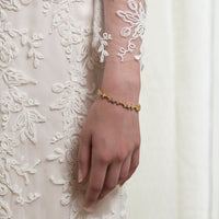 Aria Floral Crystal Bracelet - Amy O. Bridal