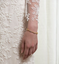 Aria Floral Crystal Bracelet - Amy O. Bridal