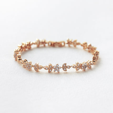 Aria Floral Crystal Bracelet