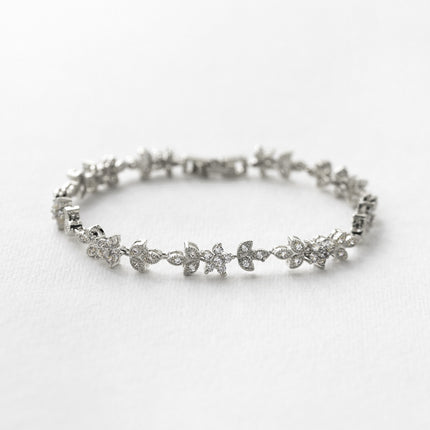 Aria Floral Crystal Bracelet