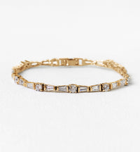Deco Tapered Baguette & Regal Tennis Bracelets