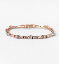 -*Deco Tapered Baguette & Regal Tennis Bracelets - Amy O. Bridal