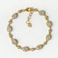 Ovali Crystal Tennis Bracelet - Amy O. Bridal